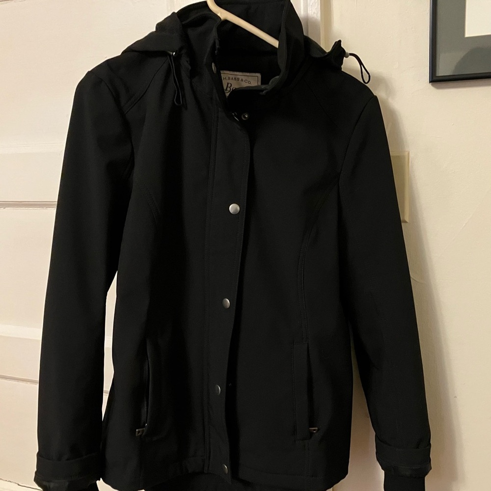 G.H. Bass rain jacket, navy, Large